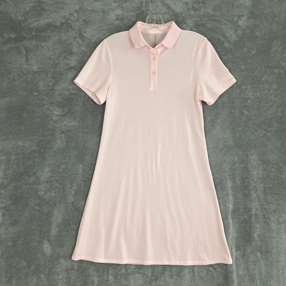 Outdoor‎ Voices Birdie Polo Dress Womens S Light Pink Performance Lightweight